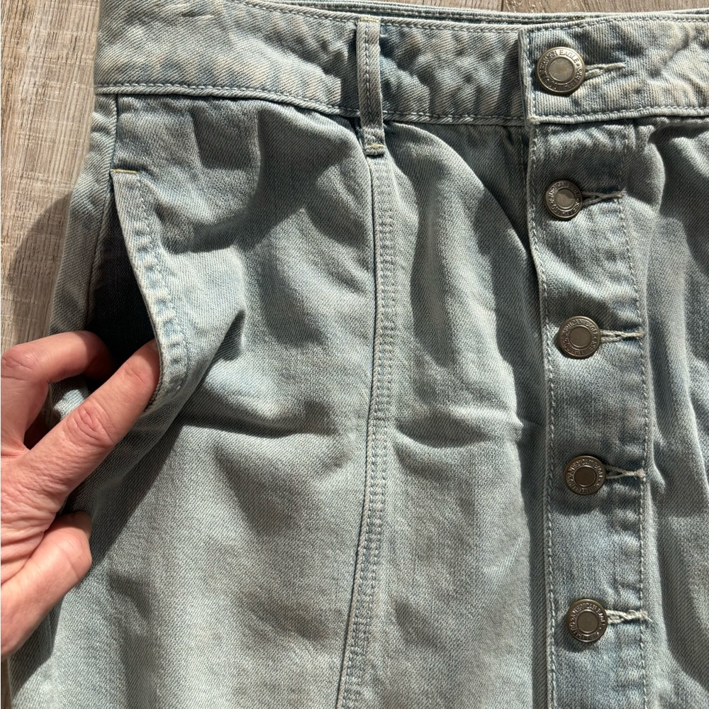 American Eagle denim mini skirt M - Picture 4 of 6